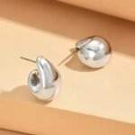 Boucles Doreilles Goutte Deau Argent 2