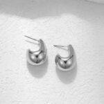 Boucles Doreilles Goutte Deau Argent 3