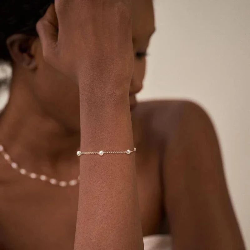 Bracelet En Or Avec Perles 2