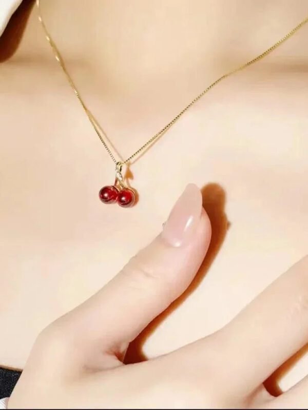 Collier Cerise Or