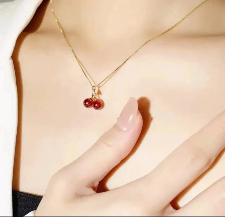 Collier Cerise Or