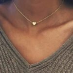 Collier Coeur Ras De Cou