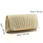 Pochette Doree A Paillettes 2