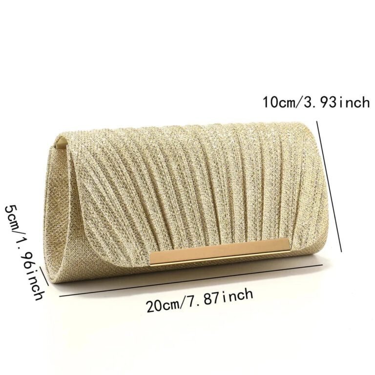 Pochette Doree A Paillettes 2