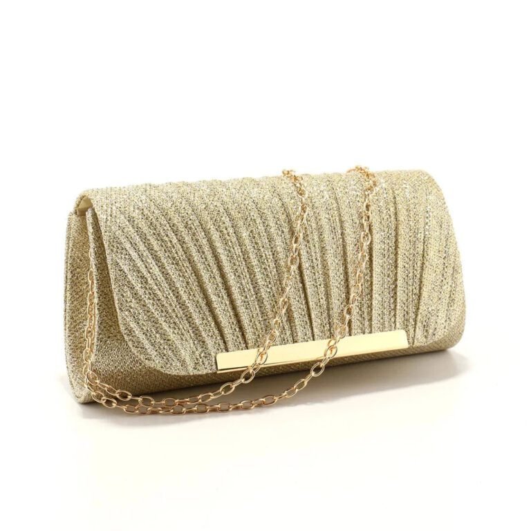 Pochette Doree A Paillettes 3