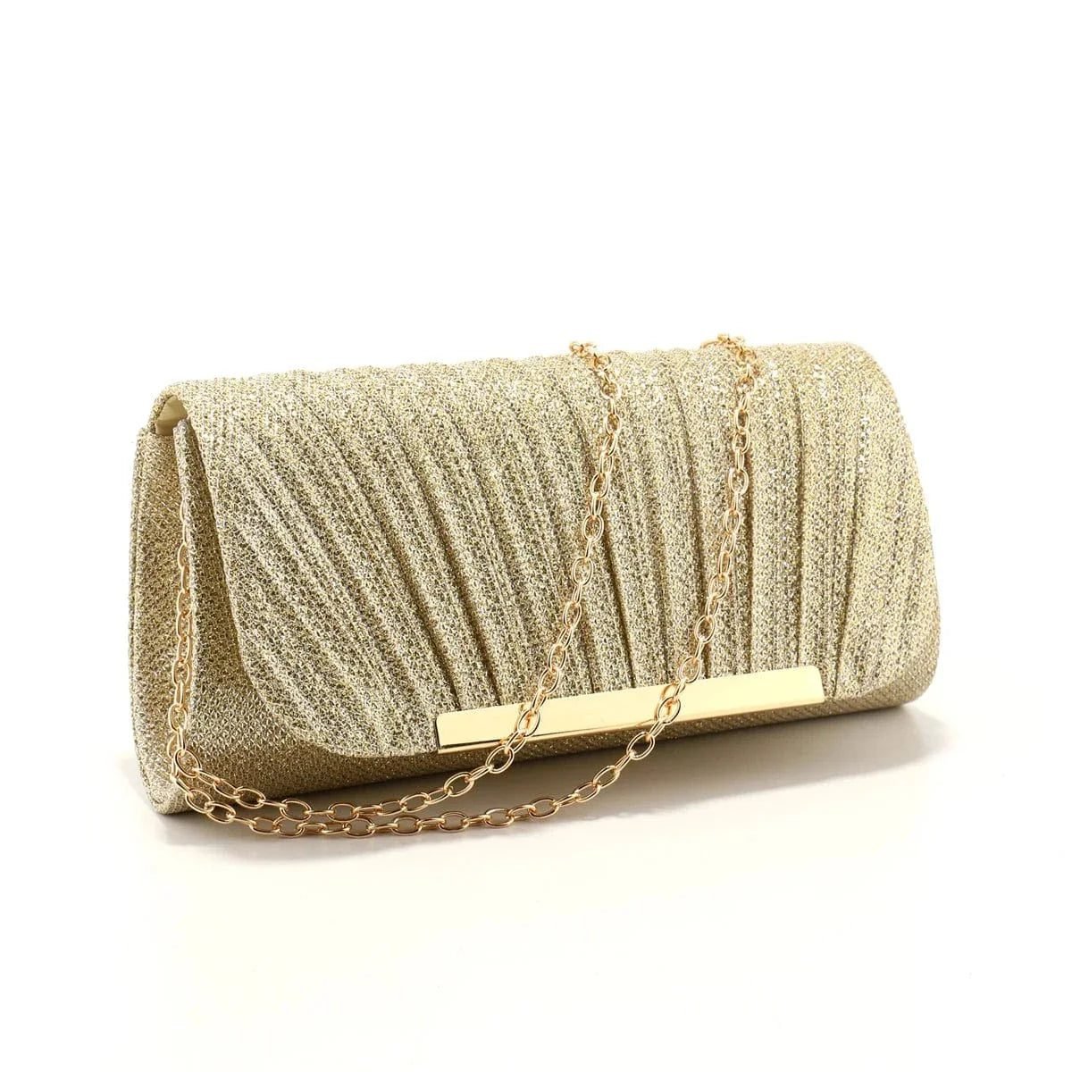 Pochette Doree A Paillettes 3