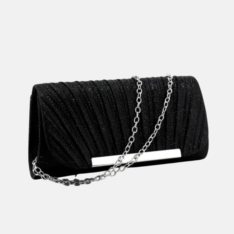 Pochette Noire A Paillettes