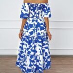 Robe A Motifs Floraux Midi Boheme