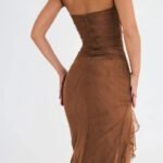 Robe Asymetrique Drappee Elegante 3