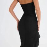Robe Asymetrique Drappee Elegante 9