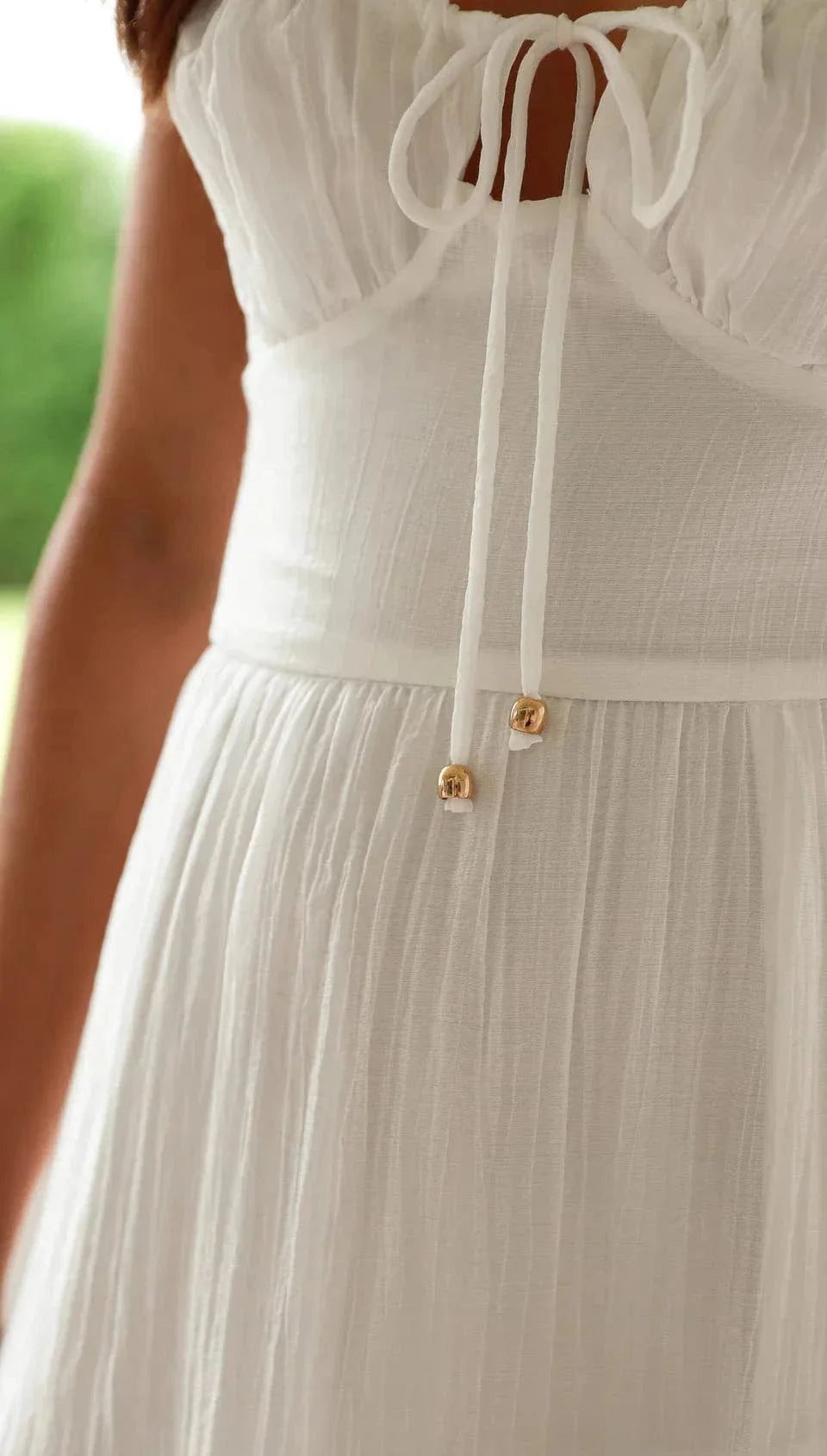 Robe Blanche Fluide Boheme 2