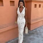 Robe Boheme Blanche Ete Blanc S
