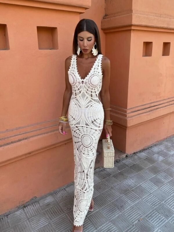 Robe Boheme Blanche Ete Blanc S