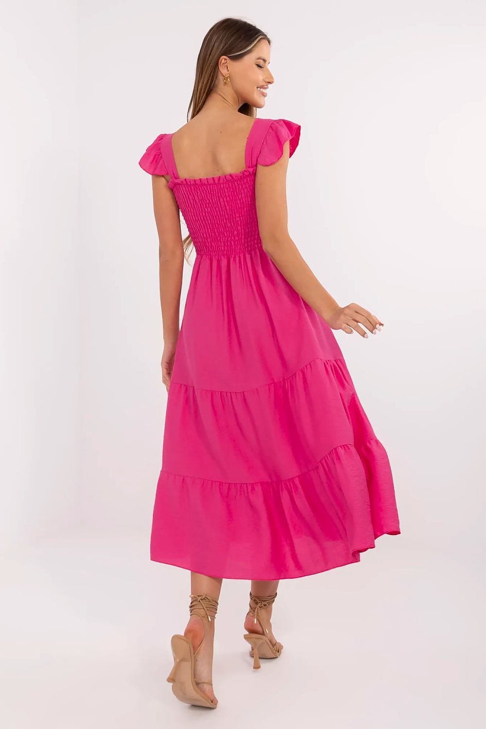 Robe Boheme Ete Midi Fluide Femme 5