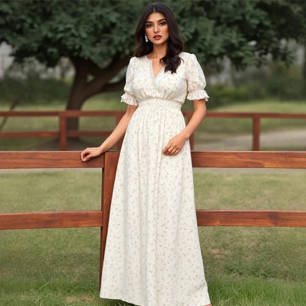 Robe Boheme Longue Florale
