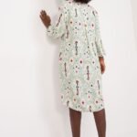 Robe Boheme Verte Midi 2