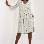 Robe Boheme Verte Midi Vert S