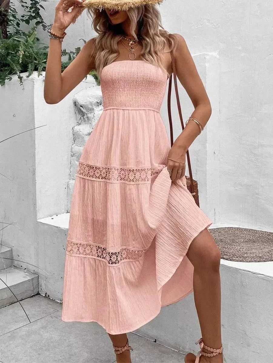 Robe Bustier Boheme Midi Pour Ete 10