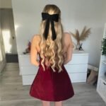 Robe Bustier Courte Bordeaux 5