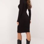 Robe Casual Moulante Manches Longues 17