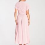 Robe Casual Pour Ete Longue Manches Courtes 11