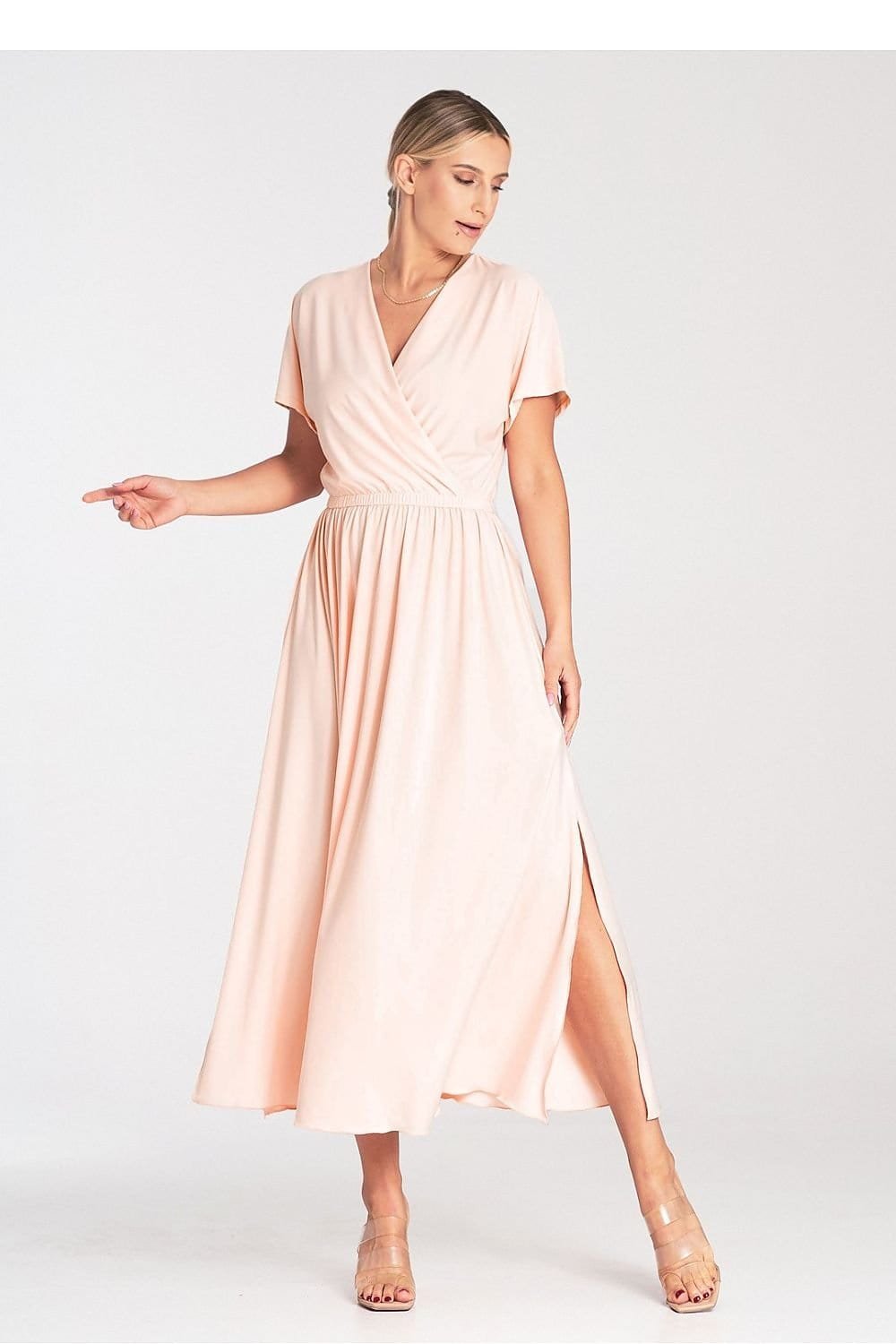 Robe Casual Pour Ete Longue Manches Courtes 14