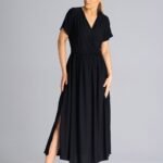 Robe Casual Pour Ete Longue Manches Courtes