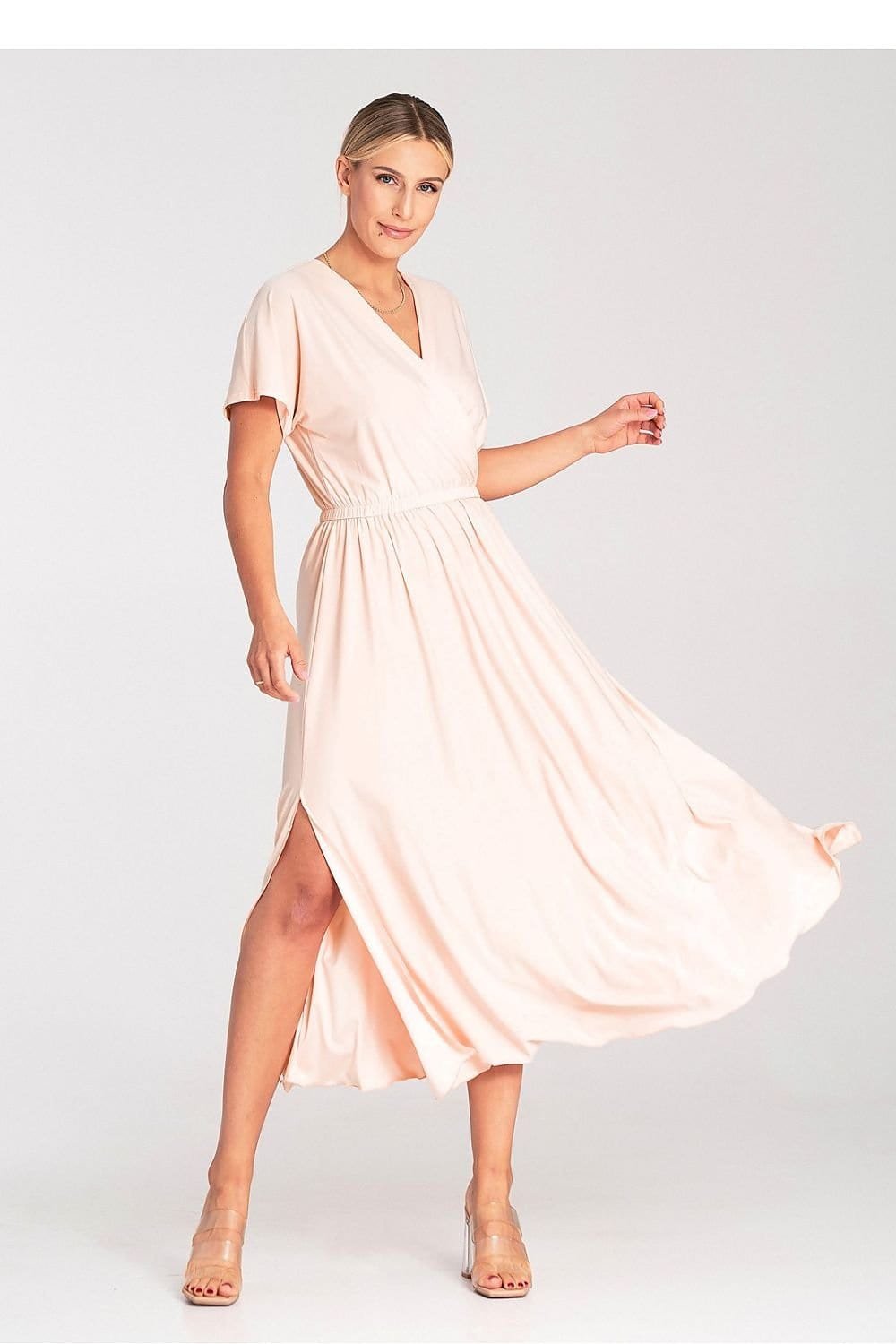 Robe Casual Pour Ete Longue Manches Courtes 16