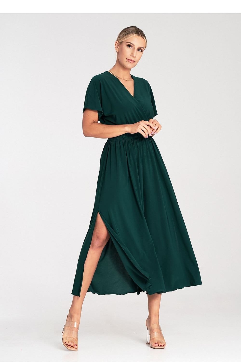 Robe Casual Pour Ete Longue Manches Courtes 2