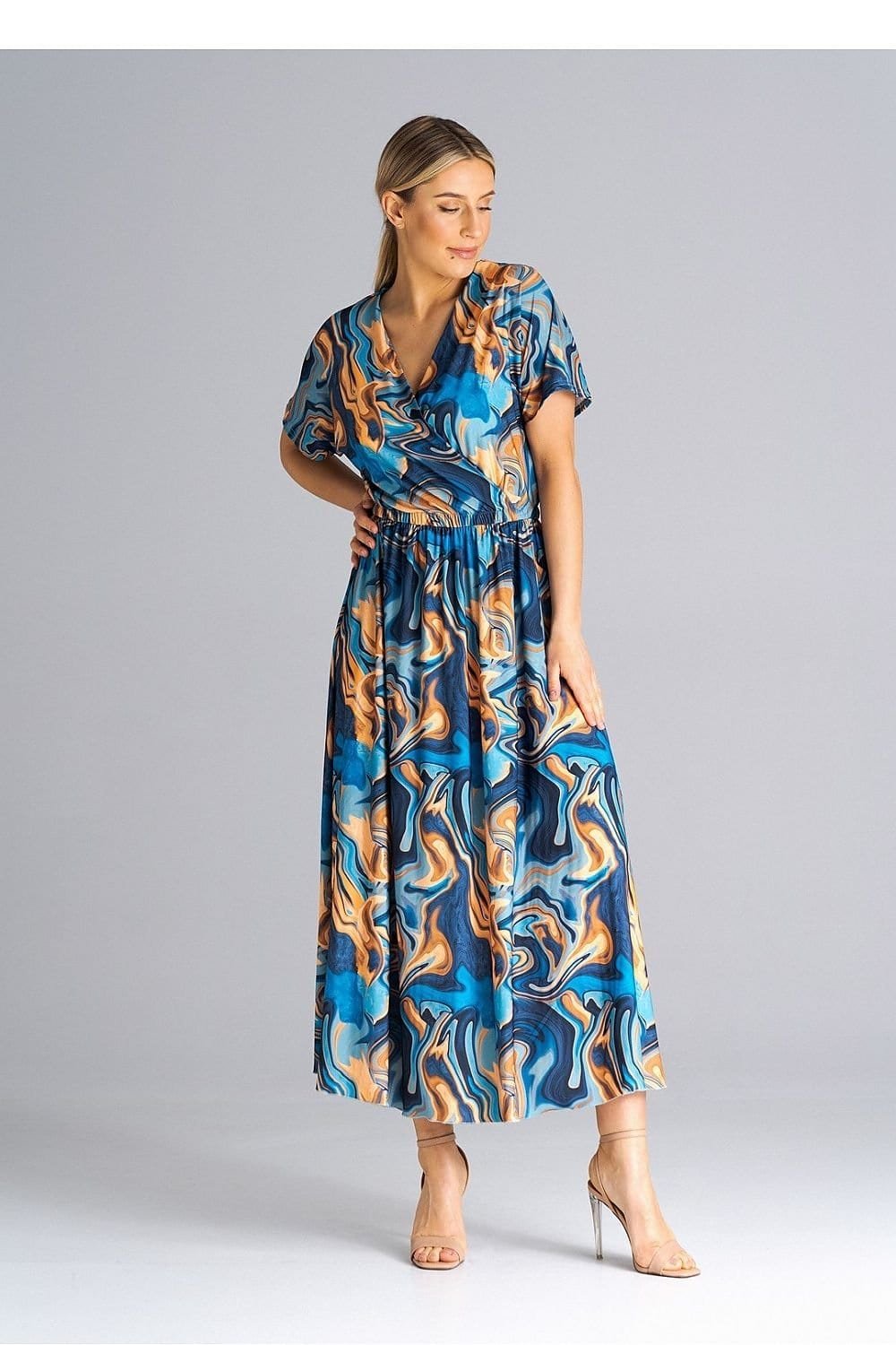 Robe Casual Pour Ete Longue Manches Courtes 26