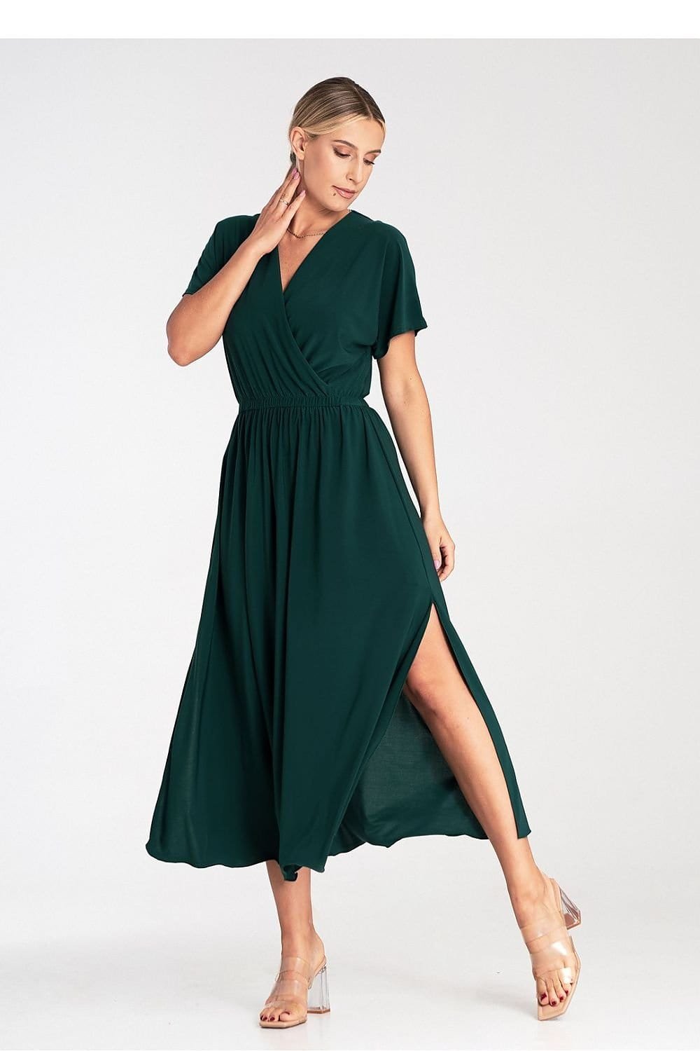 Robe Casual Pour Ete Longue Manches Courtes 4