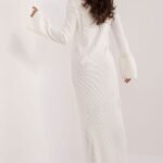 Robe Chemise Blanche Fendue Longue 2