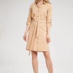 Robe Chemise Bleue Manches Longues 3