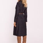 Robe Chemise Cintree Manches Longues 2