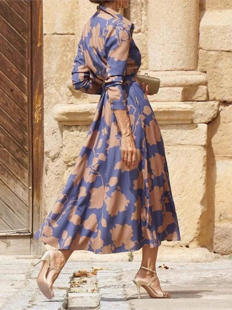 Robe Chemise Midi Fleurie 3