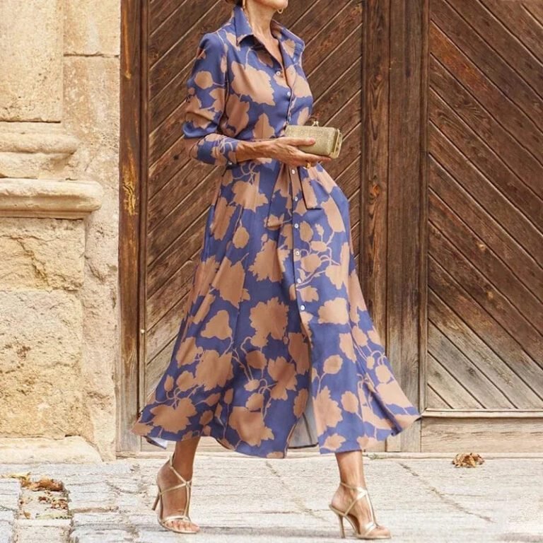 Robe Chemise Midi Fleurie