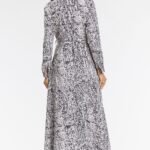 Robe Chemise Midi Manche Longue Casual 2