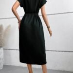 Robe Chemise Midi Manches Courtes 4