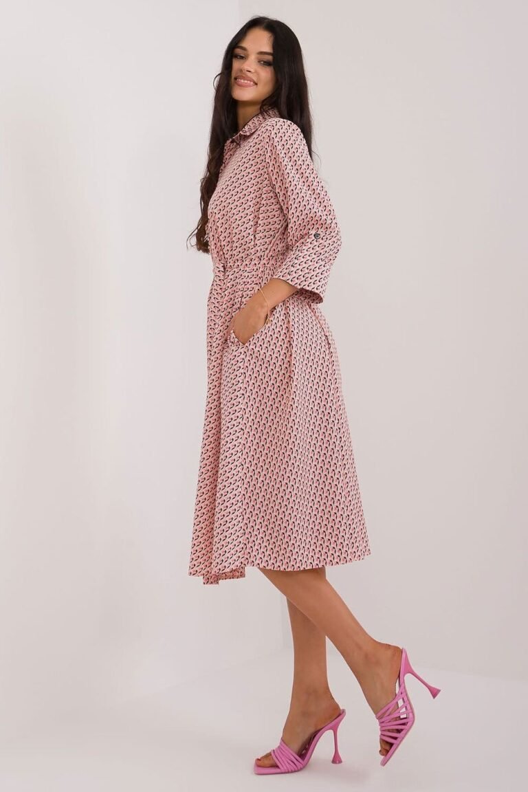 Robe Chemise Midi Manches Longues 10