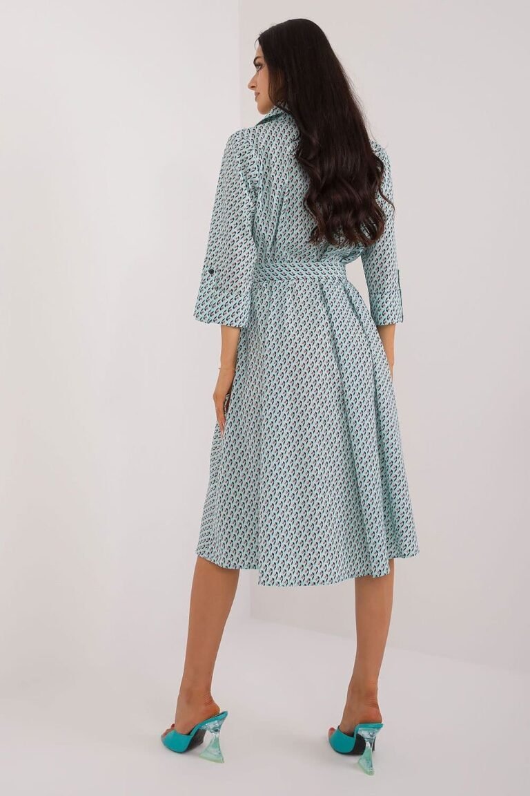 Robe Chemise Midi Manches Longues 12