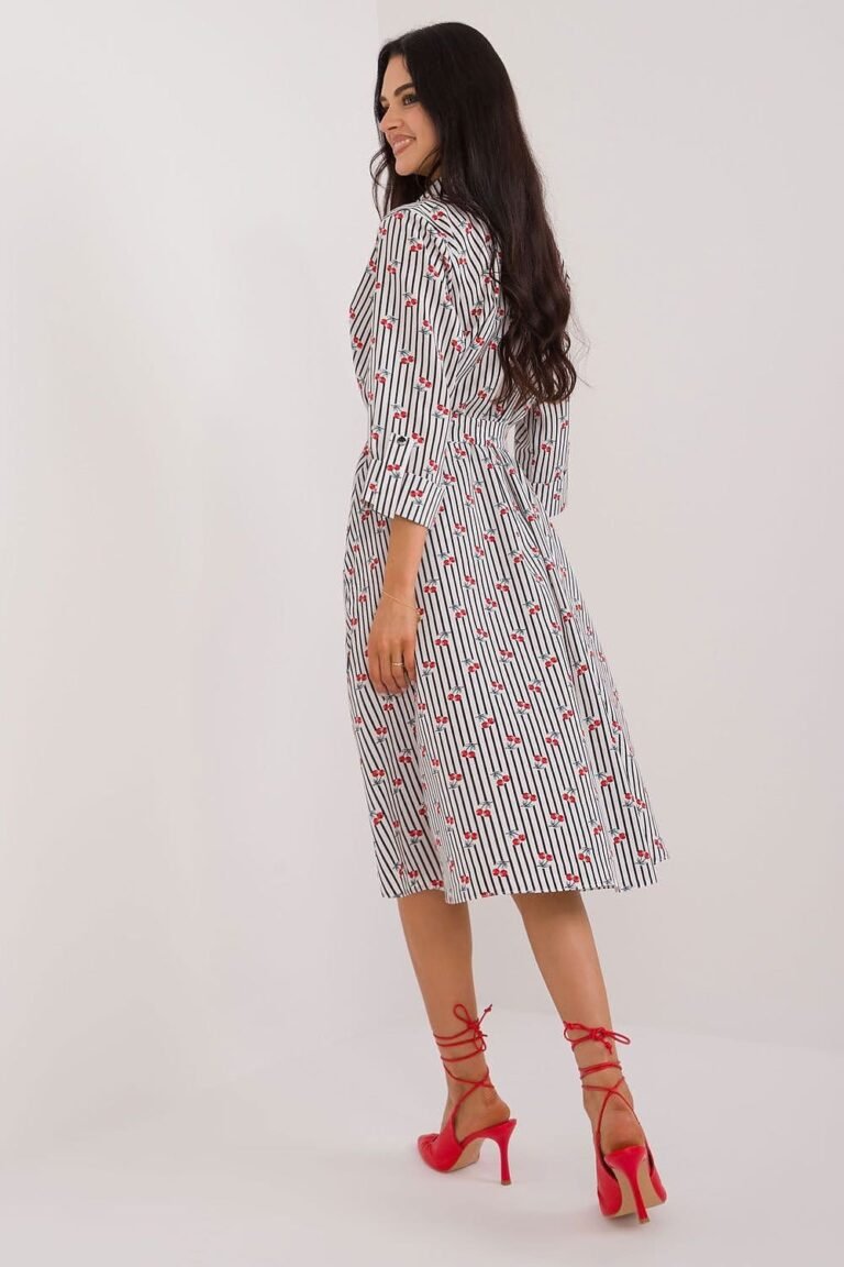 Robe Chemise Midi Manches Longues 2