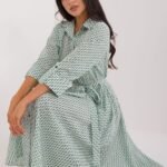 Robe Chemise Midi Manches Longues 5