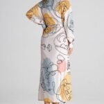 Robe Chemise Multicolore Longue 3