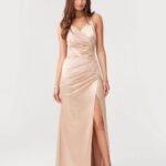Robe Chic Longue Champagne
