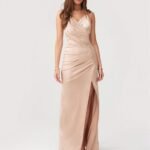 Robe Chic Longue Champagne 2