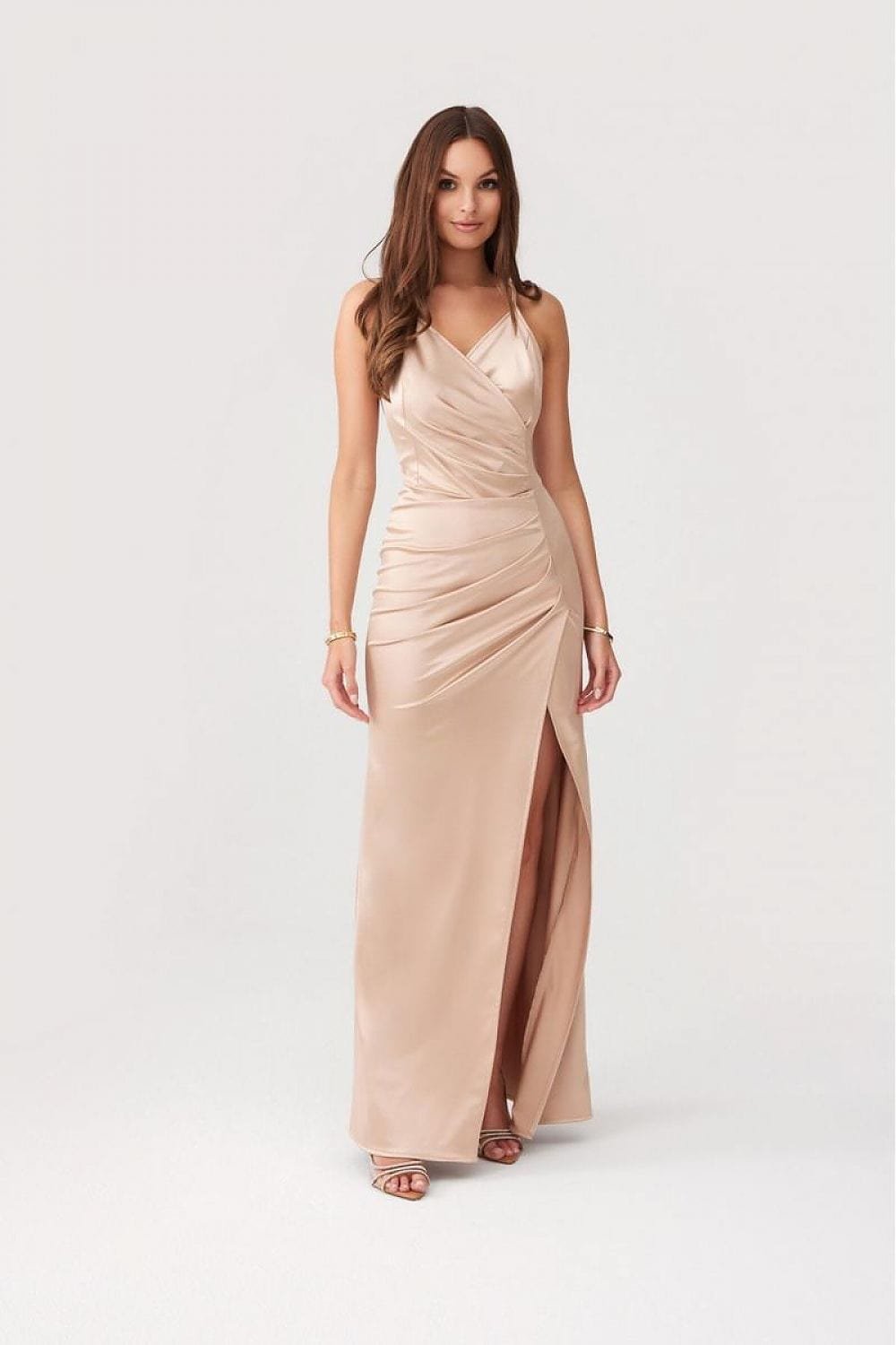 Robe Chic Longue Champagne 2