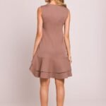 Robe Courte Asymetrique Sans Manches 17