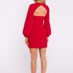 Robe Courte Dos Nu Manche Longue 12
