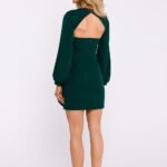 Robe Courte Dos Nu Manche Longue 6