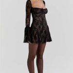 Robe Courte En Dentelle 6